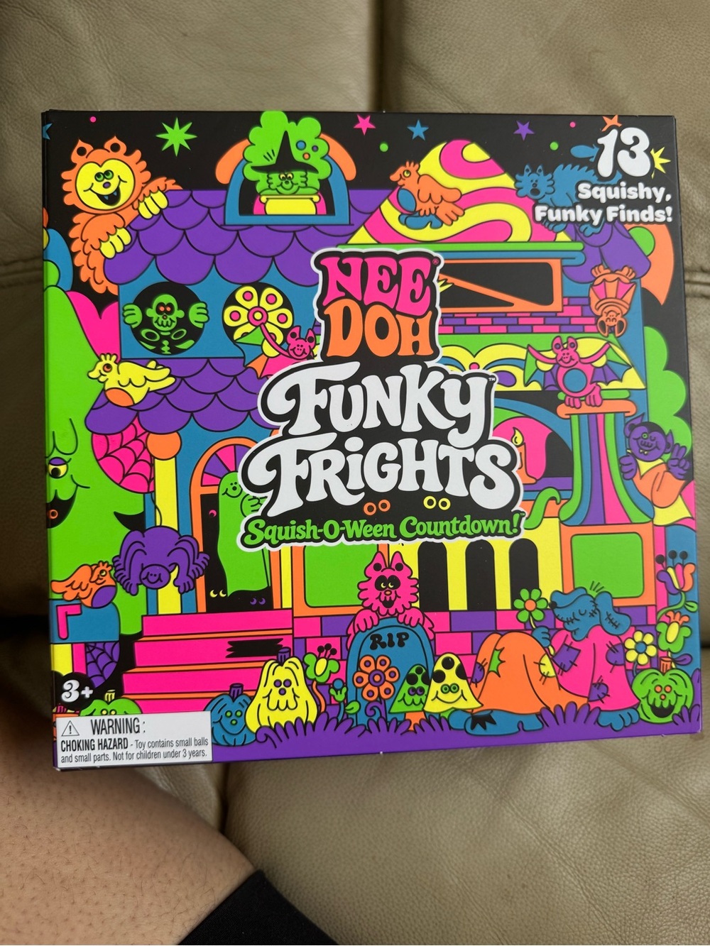 Funky Frights Plush Set - Neon Multicolor Squish-O-Ween